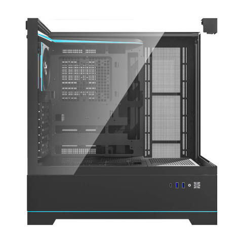 Darkflash DY450 PRO carcasă pentru calculator + ventilator (negru) [1]