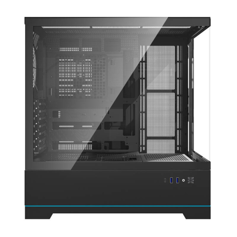 Darkflash DY451 carcasă pentru calculator fără ventilatoare (negru) [4]