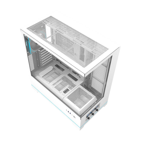 Darkflash DY451 PRO carcasă pentru calculator cu ventilator (alb) [6]