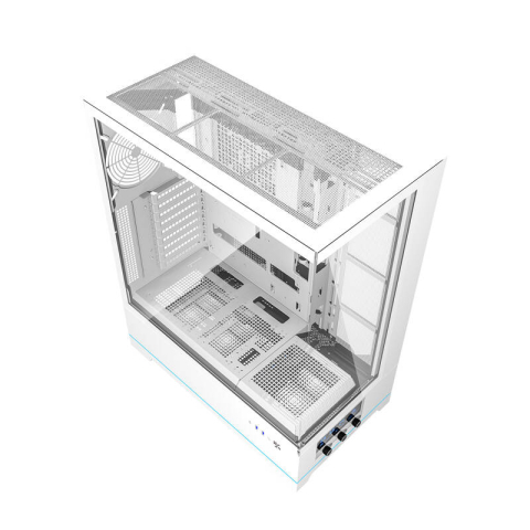 Darkflash DY451L carcasă pentru calculator fără ventilatoare (alb) [8]