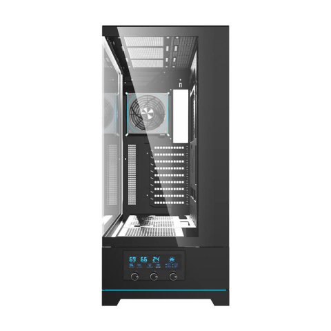 Darkflash DY451L PRO carcasă de calculator (negru) + 1 ventilator [5]
