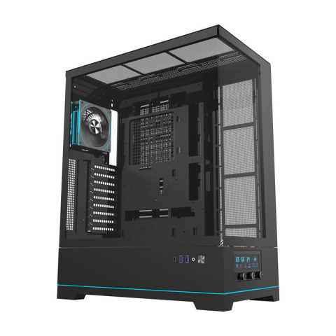 Darkflash DY451L PRO carcasă de calculator (negru) + 1 ventilator [1]