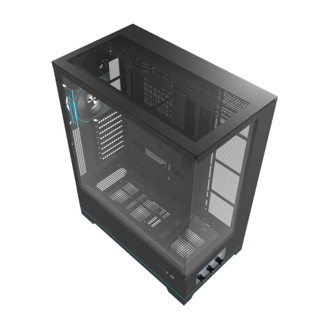 Darkflash DY451L PRO carcasă de calculator (negru) + 1 ventilator [2]