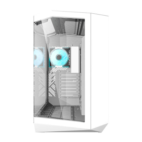 Darkflash DY470 carcasă pentru calculator cu 4 ventilatoare (alb) [3]