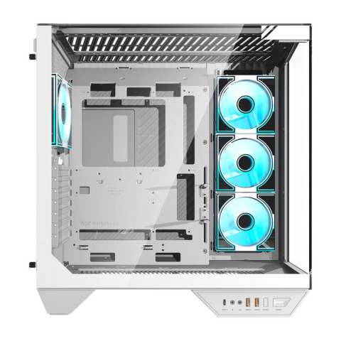 Darkflash DY470 carcasă pentru calculator cu 4 ventilatoare (alb) [1]
