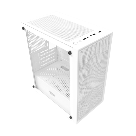 Darkflash M305 Carcasă de calculator Mesh fără ventilatoare (alb) [1]