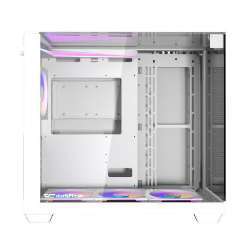Darkflash TH285 carcasă calculator 4 ventilatoare (alb) [2]