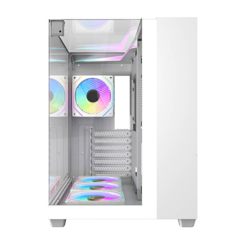 Darkflash TH285 carcasă calculator 4 ventilatoare (alb) [1]