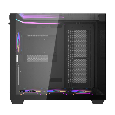 Darkflash TH285 carcasă calculator 4 ventilatoare (negru) [2]