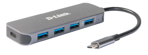 Accesorii Laptop - DLINK 5-IN-1 USB-C HUB DUB-2340