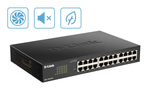 Retelistica - DLINK SW 24P-GB EASY-SMART DESK/RM