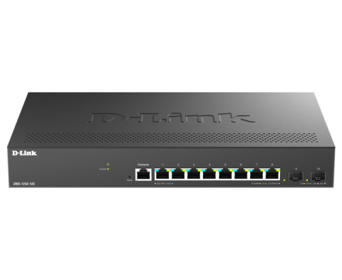 Retelistica - DLINK SW 8P-GB 2P-SFP SMART MANAGED POE