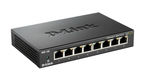 DLINK SW 8P-GB UNMNGD DESK METAL [1]