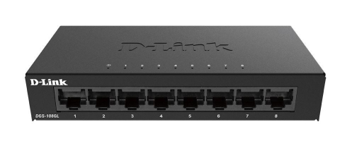 Retelistica - DLINK SW 8P-GB UNMNGD DESK METAL GL