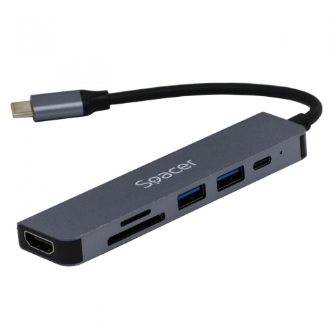 Accesorii Laptop - DOCK STATION SPACER 6in1 Type C
