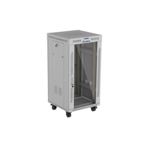 Cabinete metalice - Dulap rack 19" perete 22U/600X600 Glass