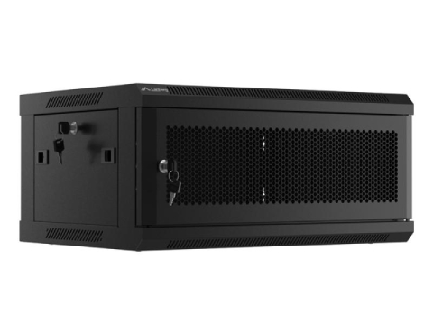 Cabinete metalice - Dulap rack de perete 19", 4U negru