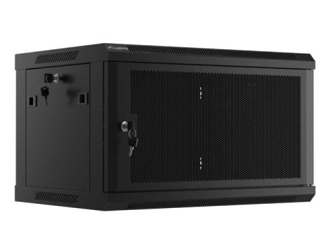 Cabinete metalice - Dulap rack de perete 19", 6U negru