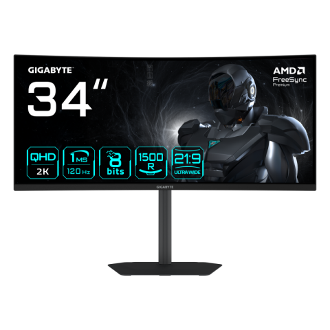 Monitoare - Gigabyte GS34WQCA VA 34" WQHD 120Hz