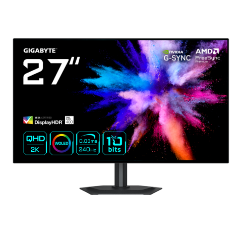 Monitoare - Gigabyte OLED GO27Q24G 27" 2K 240Hz