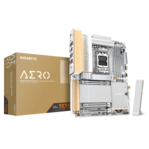 Placi de baza - GIGABYTE X870E AERO X3D WOOD