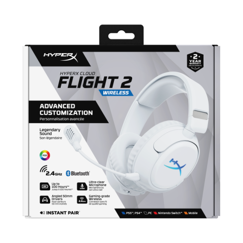 Periferice - HyperX Cloud Flight 2 WL WHT GAM HS