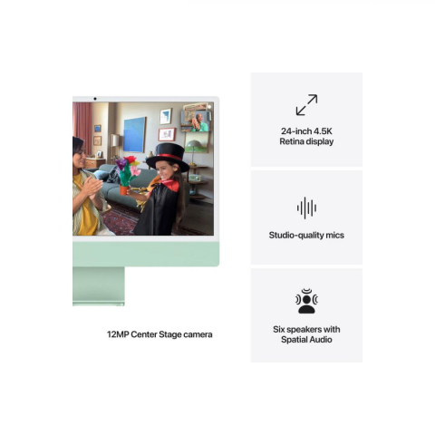 iMAC24 CPU-8C/GPU-8C/16GB/256 INT GN [4]