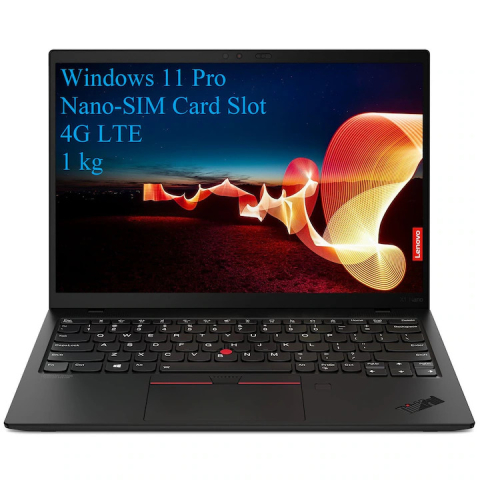 Laptopuri Noi - Lenovo X1 Nano G1, i7-1180G7, 16 GB LPDDR4X, 512 GB SSD, Win 11 Pro