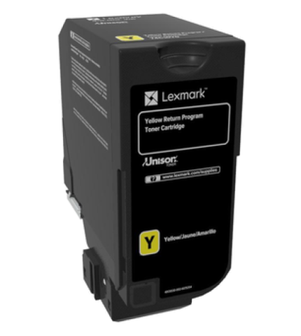 Tonere - LEXMARK 74C20Y0 TONER CARTRIDGE YELLOW