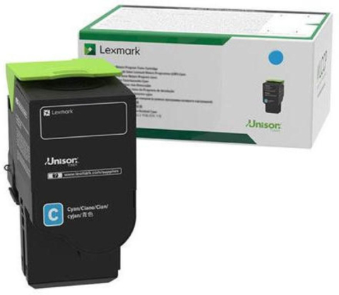 Tonere - LEXMARK 78C2XC0 TONER CARTRIDGE CYAN