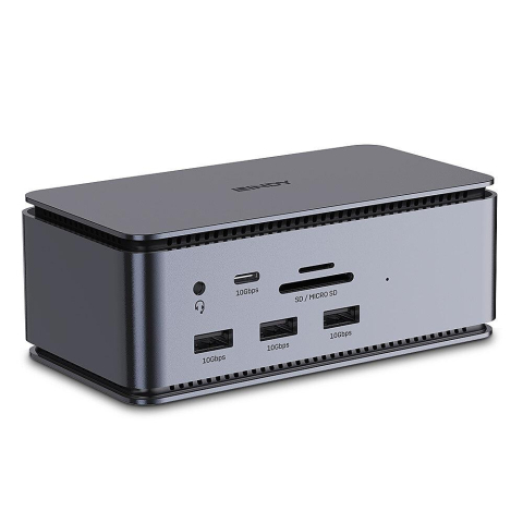 Docking stations - Lindy DSTPro USB4 Laptop Dock. Station