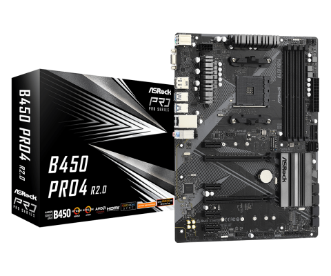 PC, Componente & Software - MB Asrock B450 Pro4 R2.0 AM4