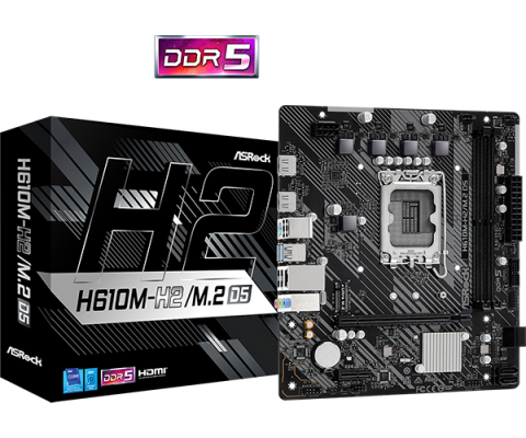 PC, Componente & Software - MB Asrock H610M-H2 D5 LGA 1700