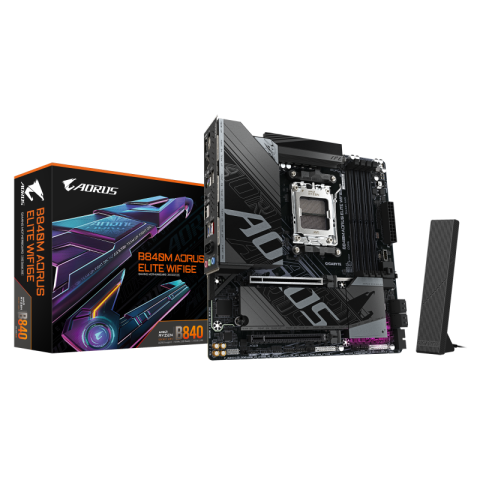 PC, Componente & Software - MB GIGABYTE B840M AORUS ELITE WIFI6E AM5