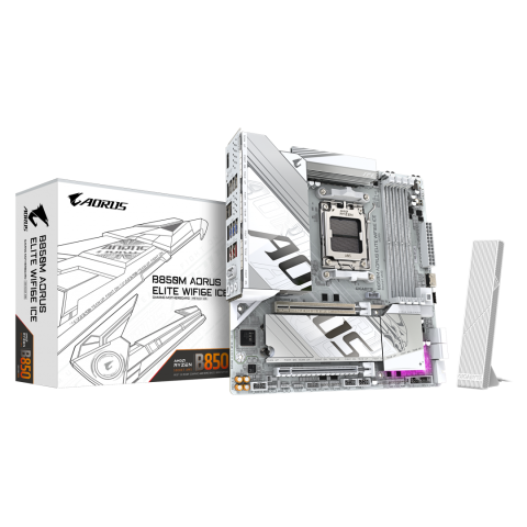 PC, Componente & Software - MB Gigabyte B850M AORUS ELITE WIFI6E ICE