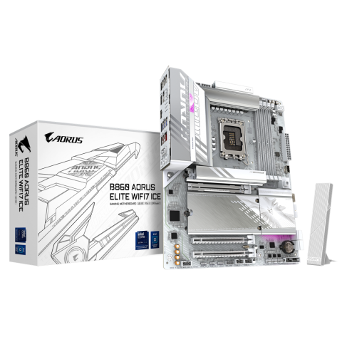Placi de baza - MB Gigabyte B860 AORUS ELITE WIFI7 ICE