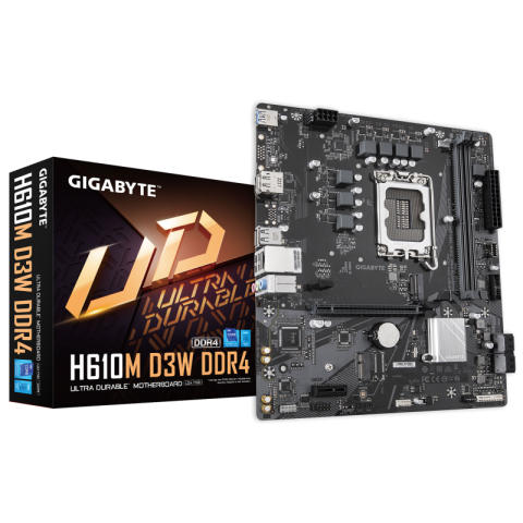 Componente PC NOI - MB GIGABYTE H610M D3W LGA1700 DDR4