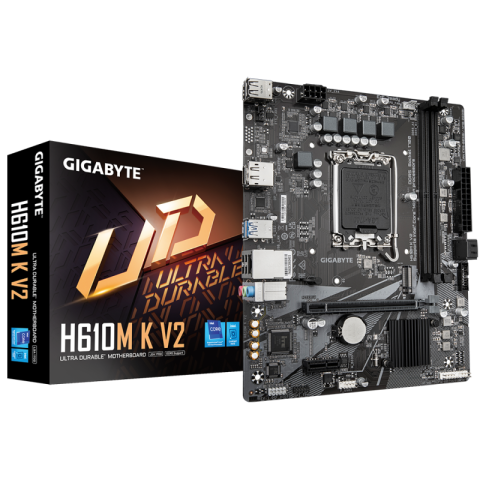 Componente PC NOI - MB GIGABYTE H610M K V2 LGA1700 DDR5