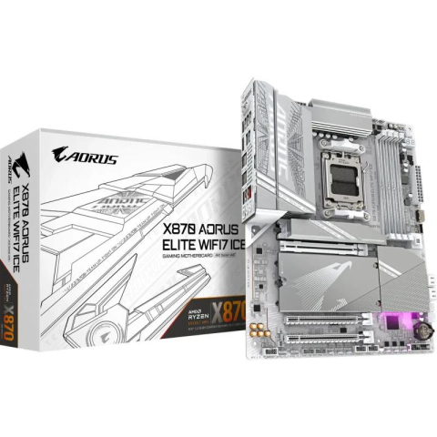 PC, Componente & Software - MB GIGABYTE X870 AORUS ELITE WIFI7 ICE