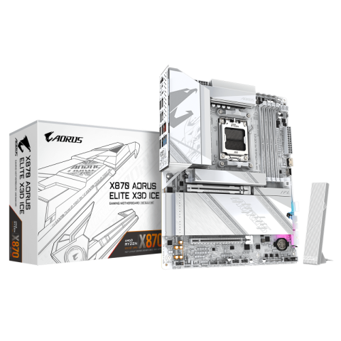 Componente PC NOI - MB GIGABYTE X870 AORUS ELITE X ICE