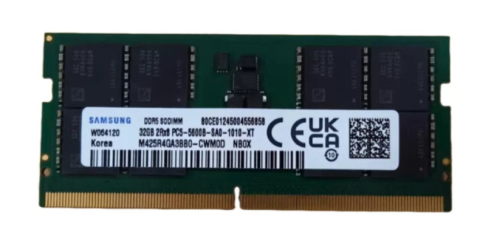 Memorie SO-DIMM Samsung 32GB DDR5 5600 MHz, bulk