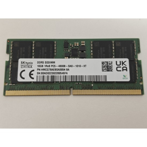 Memorii laptop - Memorie RAM sodimm laptop Hynix 16GB DDR5 4800 MHz, bulk
