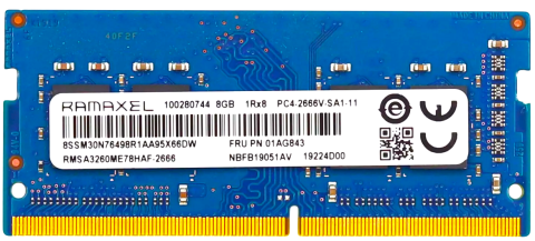 Memorii laptop - Memorie RAMAXEL 8 GB DDR4 2666V SO-DIMM, bulk