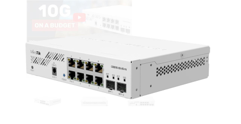 Retelistica - MIKROTIK 8G 2 SFP POE SWITCH  INDOOR