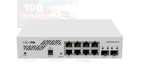 MIKROTIK 8G 2 SFP POE SWITCH  INDOOR [2]