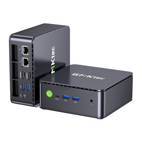 Calculatoare - Mini PC GMKtec G11 cu procesor AMD R2514, 16 GB RAM, 512 GB SSD și Windows 11 Pro
