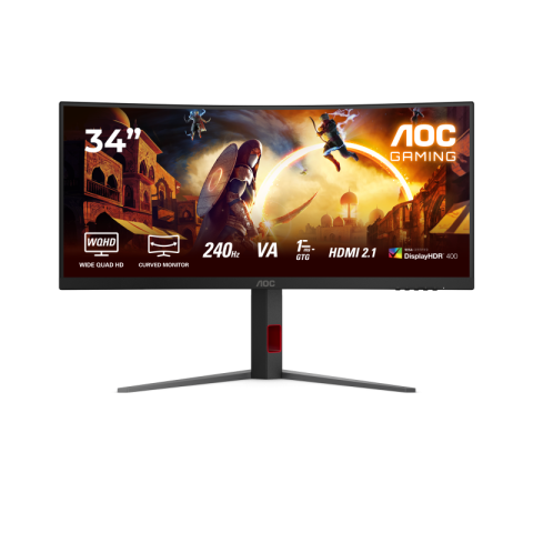 Monitoare - MONITOR 34" AOC CU34G4Z
