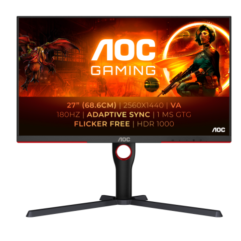 Monitoare - Monitor AOC 27" Q27G3XMN/BK