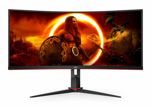 Monitoare - Monitor AOC 34" CU34G2XP/BK