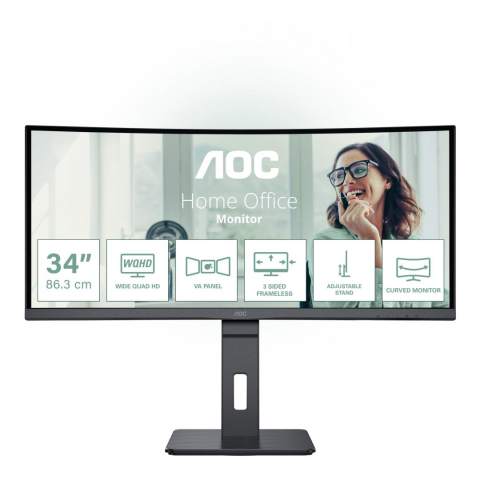 Monitoare - Monitor AOC 34" CU34P3CV